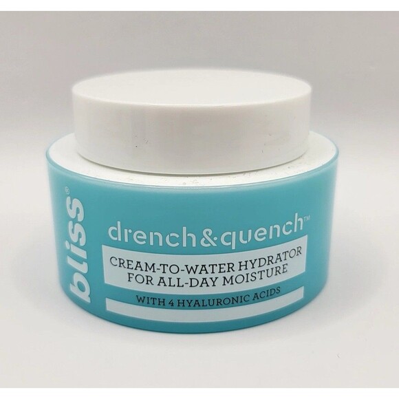 Bliss Drench & Quench Moisturizer with Hyaluronic Acid, 1.7 fl oz – New - Picture 1 of 5